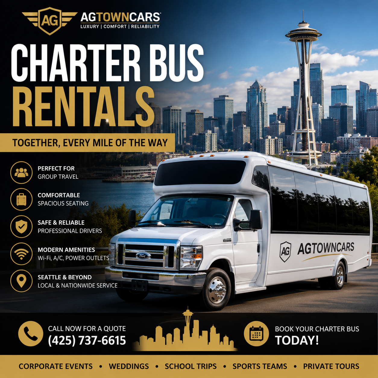 charter bus rental