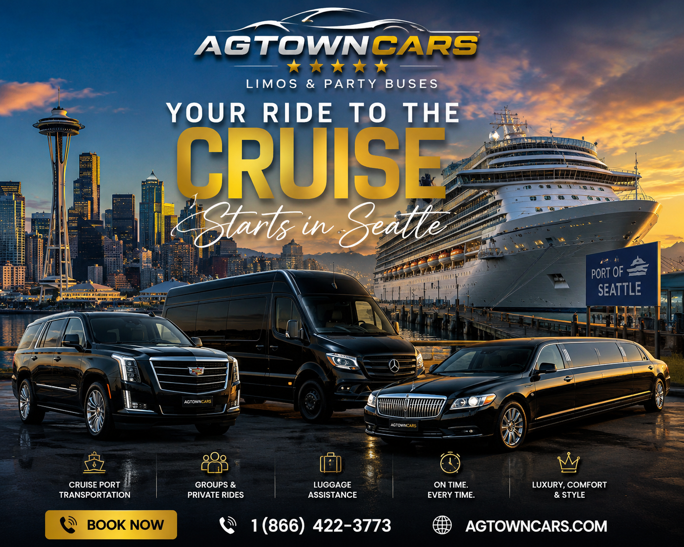 Seattle Cruise Transfers 
